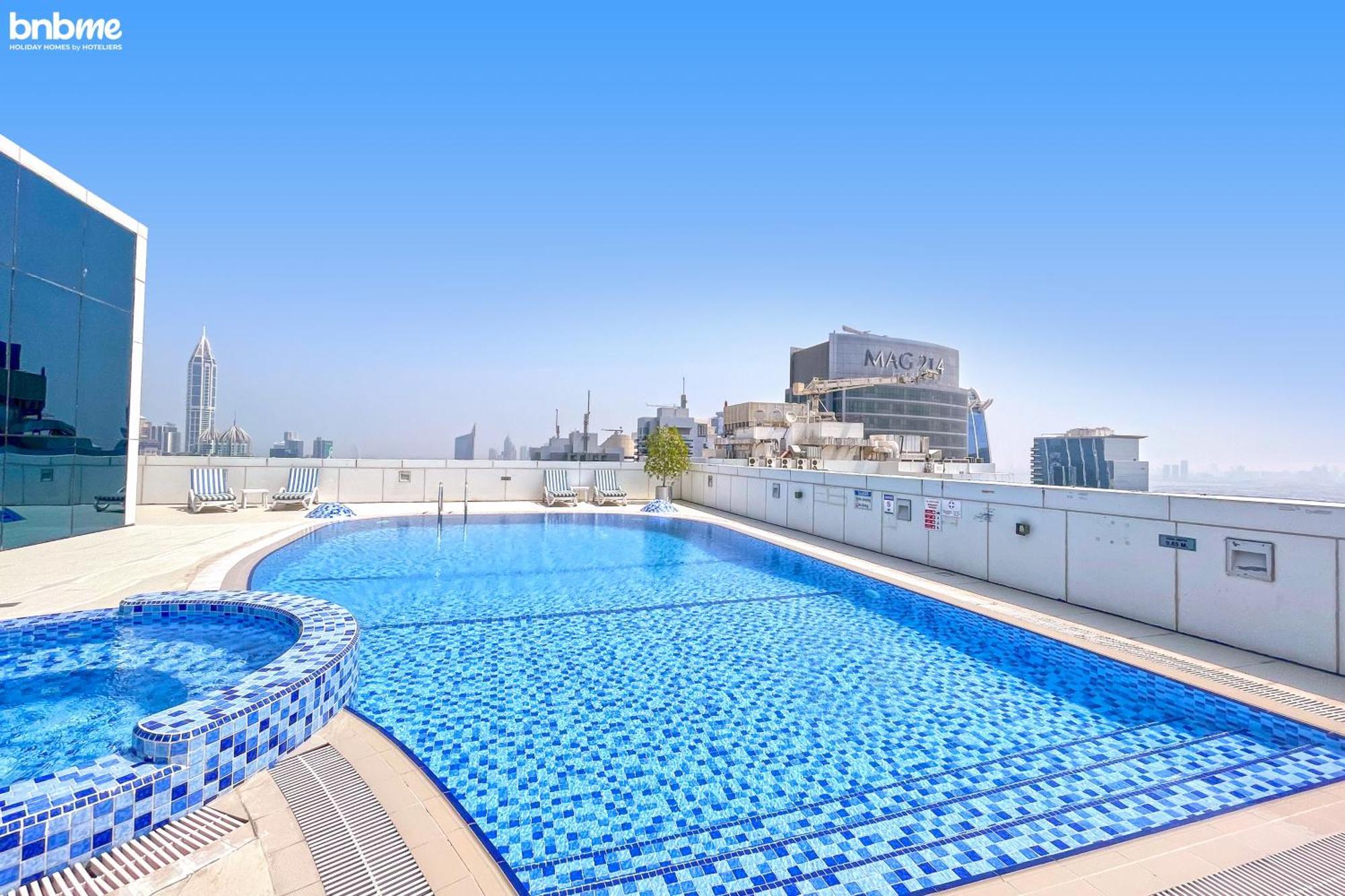 Bnbmehomes - Saba Tower Дубай Экстерьер фото